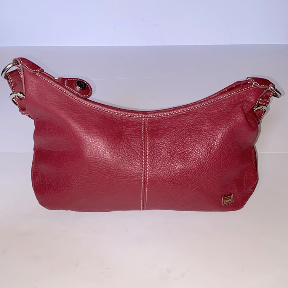 The Sak Red Leather Shoulder Bag